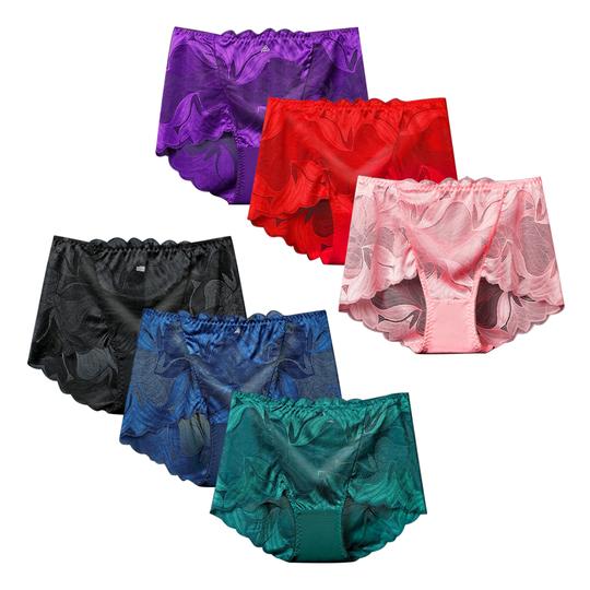  thdmladies Rose Embroidery Ladies Lace Panties  thedmladies