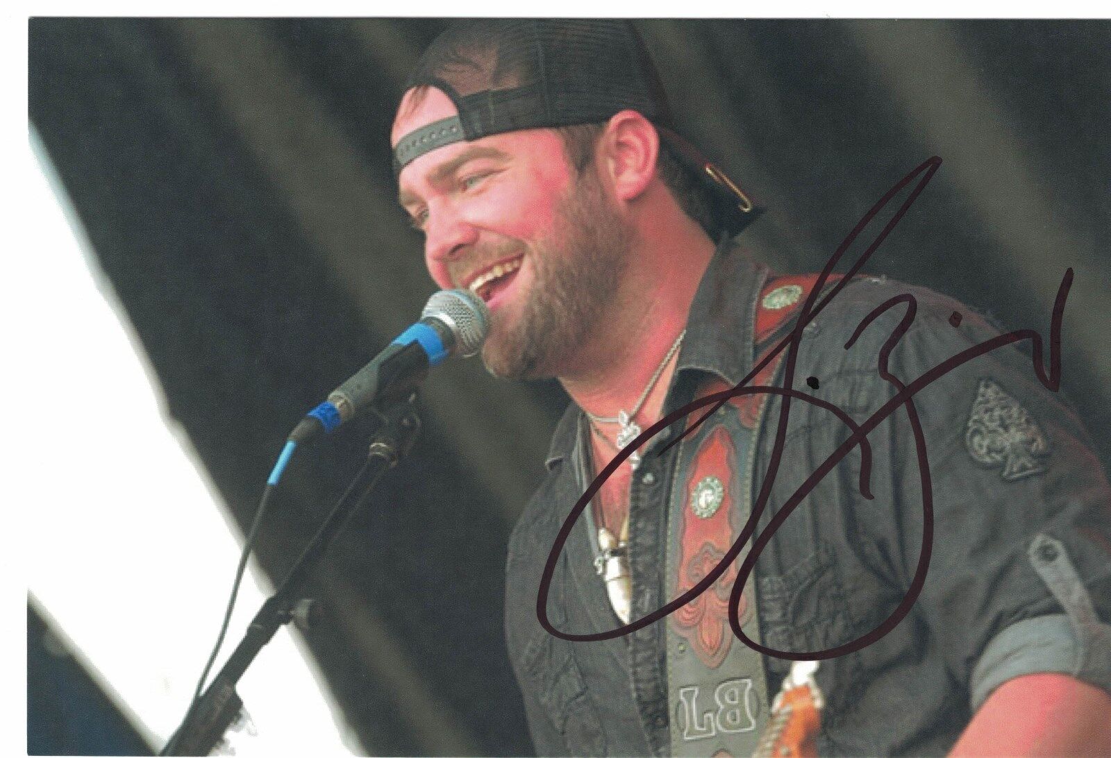 Lee Brice Signed Autographed 4x6 Photo Poster painting Country Music Singer