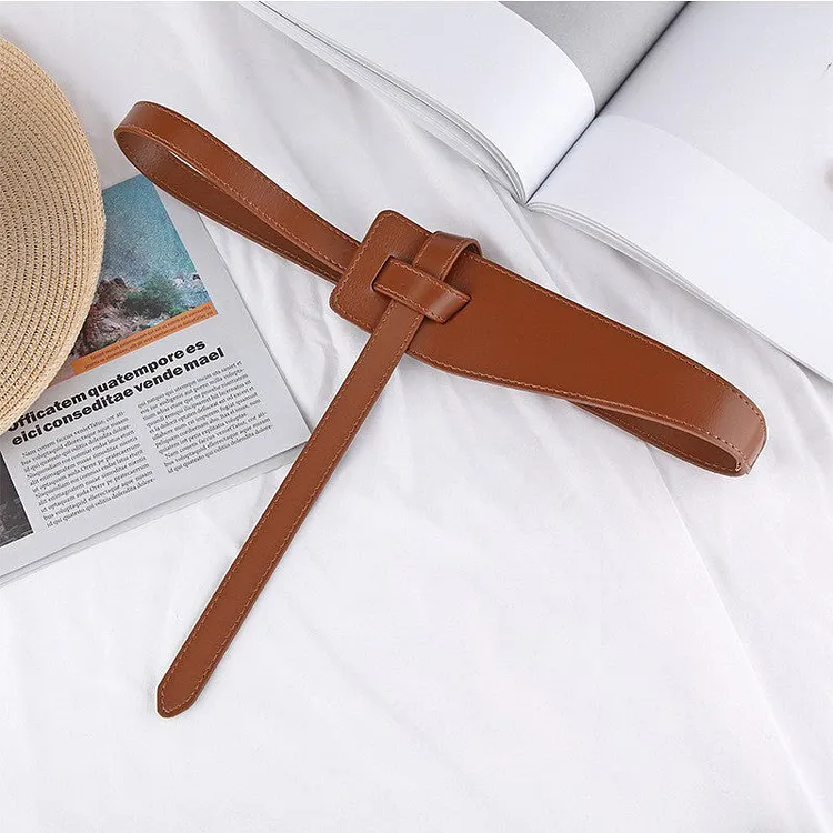 Elegant Simplicity Solid Knotted Belts
