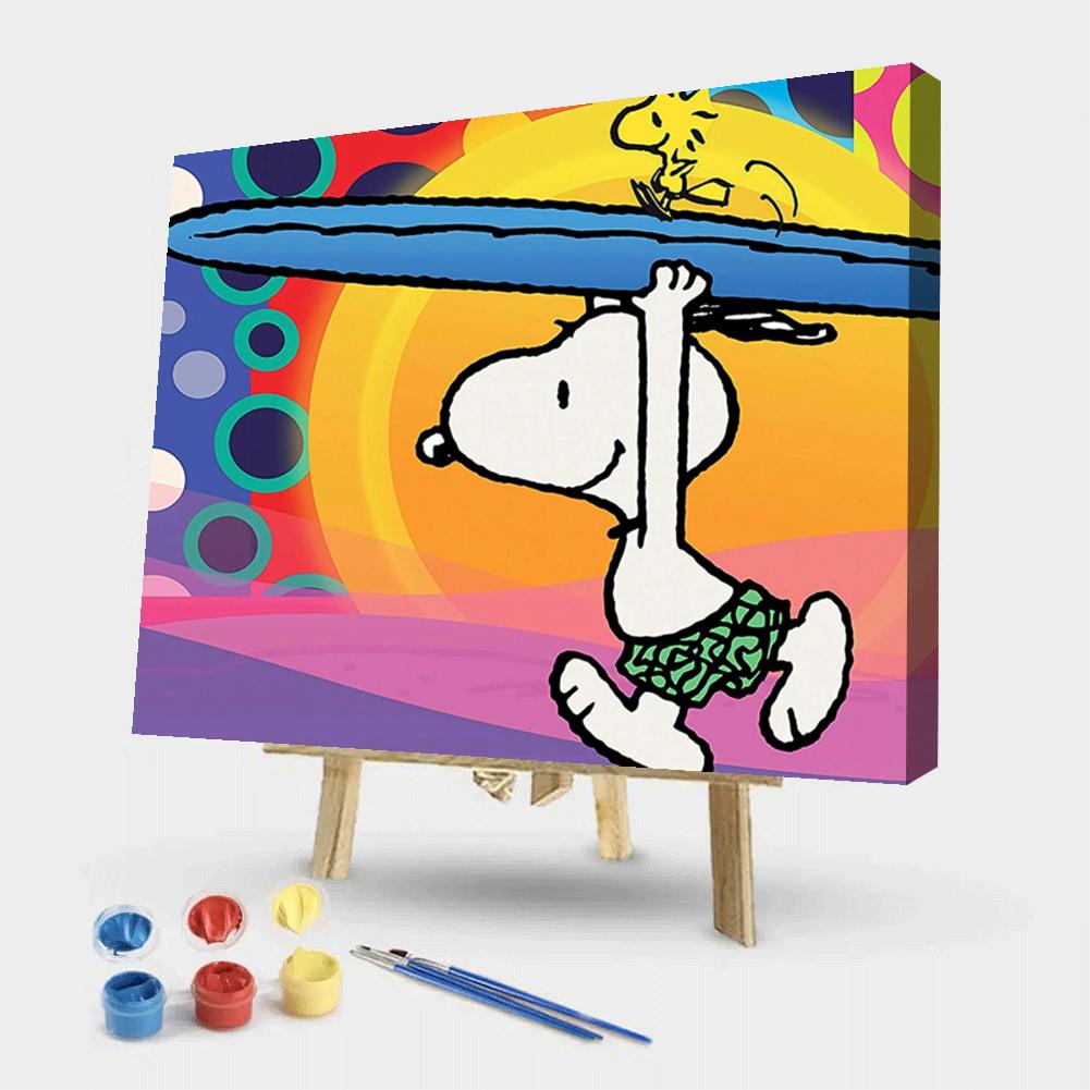 Snoopy - Painting By Numbers - 50*40CM gbfke