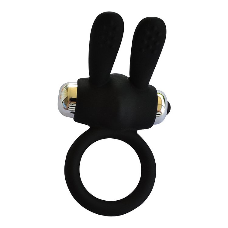 Rabbit Ear 10 Frequency Vibration Lock Sperm Ring, Marital Sexual Flirtation, Co Vibrator, Male Penis Delay Ring, Adult Products