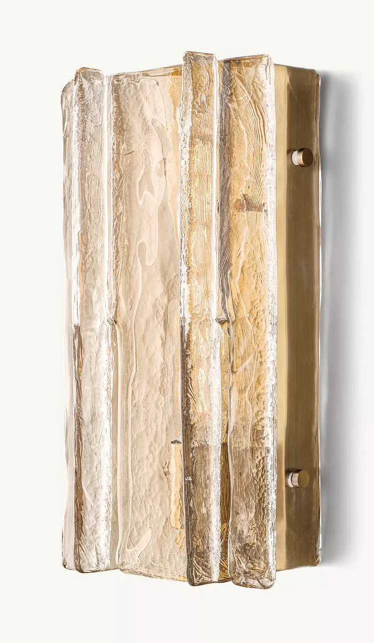 Lattice Clear Glass Sconce 15" Vjlight