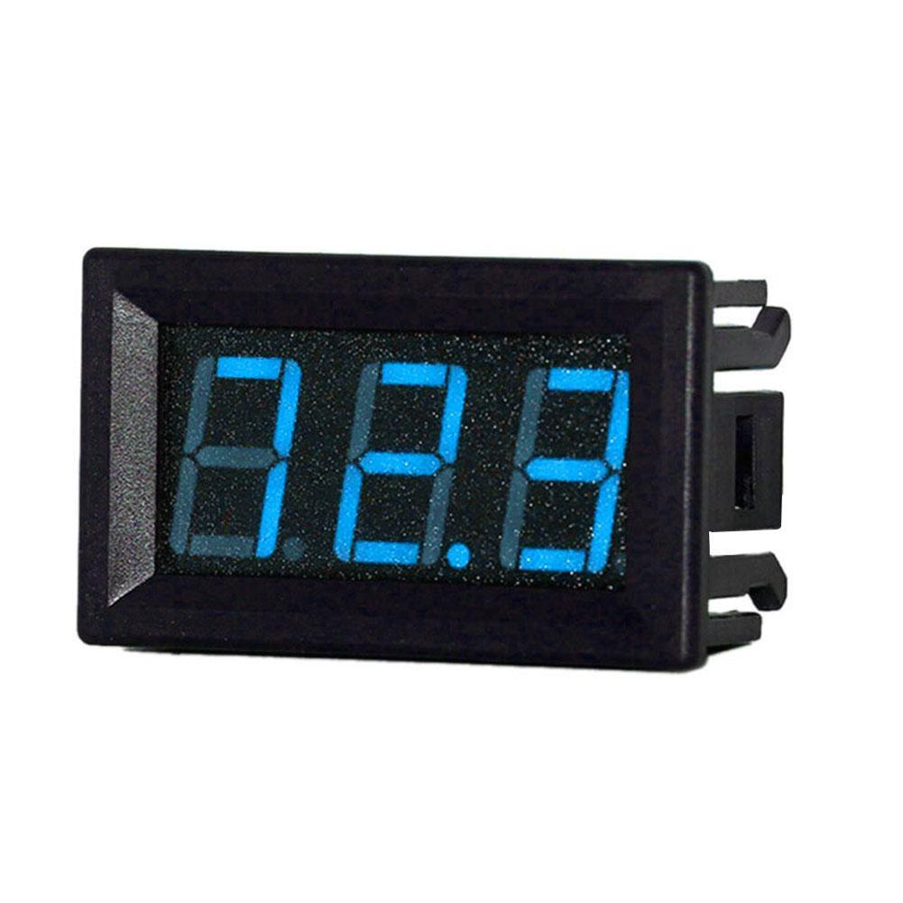 

0.56in LCD Digital Display AC 70-380V Voltmeter 2-Wire Voltage Panel Meter, Blue, 501 Original