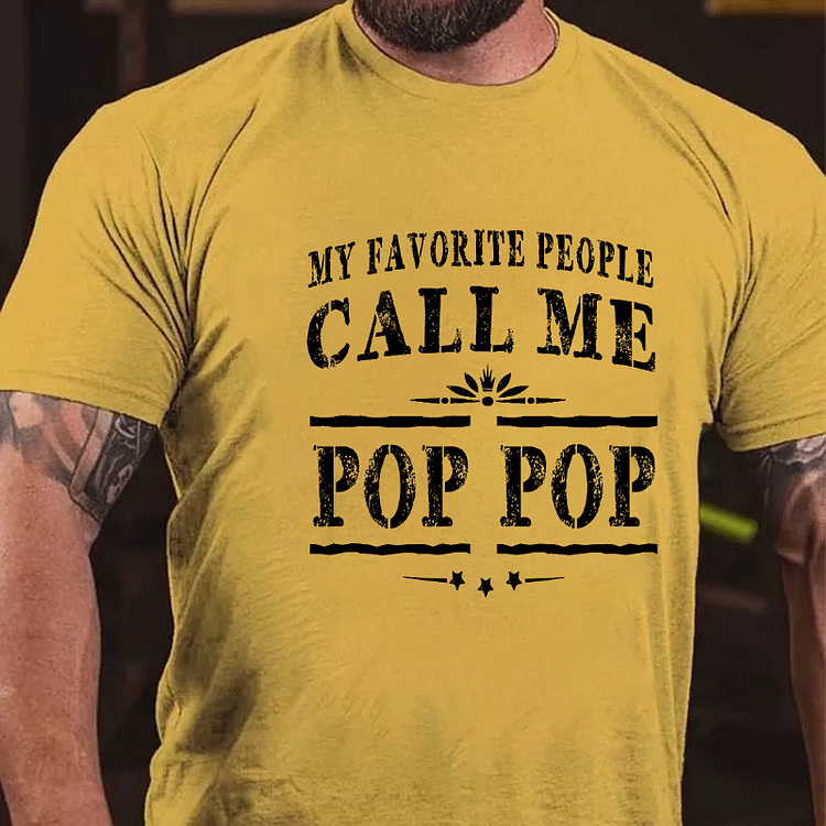 Pop Pop Gifts Grandpa Fathers Day T-shirt