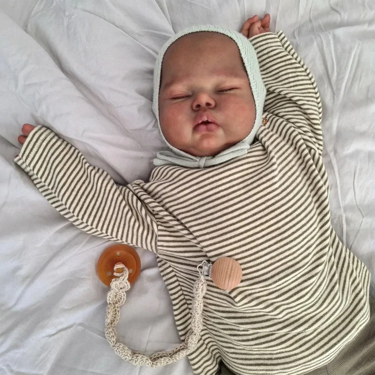  20" Realistic Reborn Handmade Baby Girl Eleina, Best Gift for Your Loved One with Heartbeat💖 & Sound🔊 - Reborndollsshop®-Reborndollsshop®