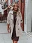 Coats Woman 2025 Solid Color Lapel Single Breasted Loose Trench Coat for Women Jackets Long Coat Autumn Clothes Women Top