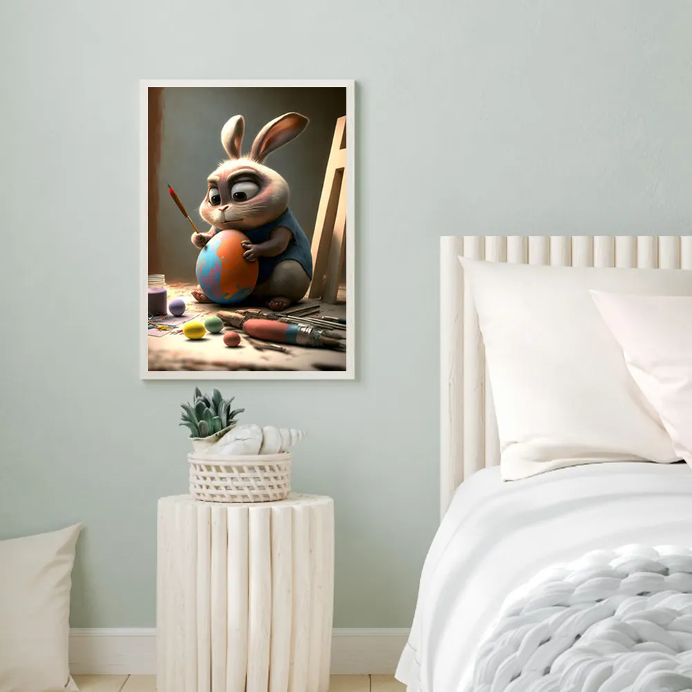 DIY Paint By Number 30*40cm - Easter Bunny
