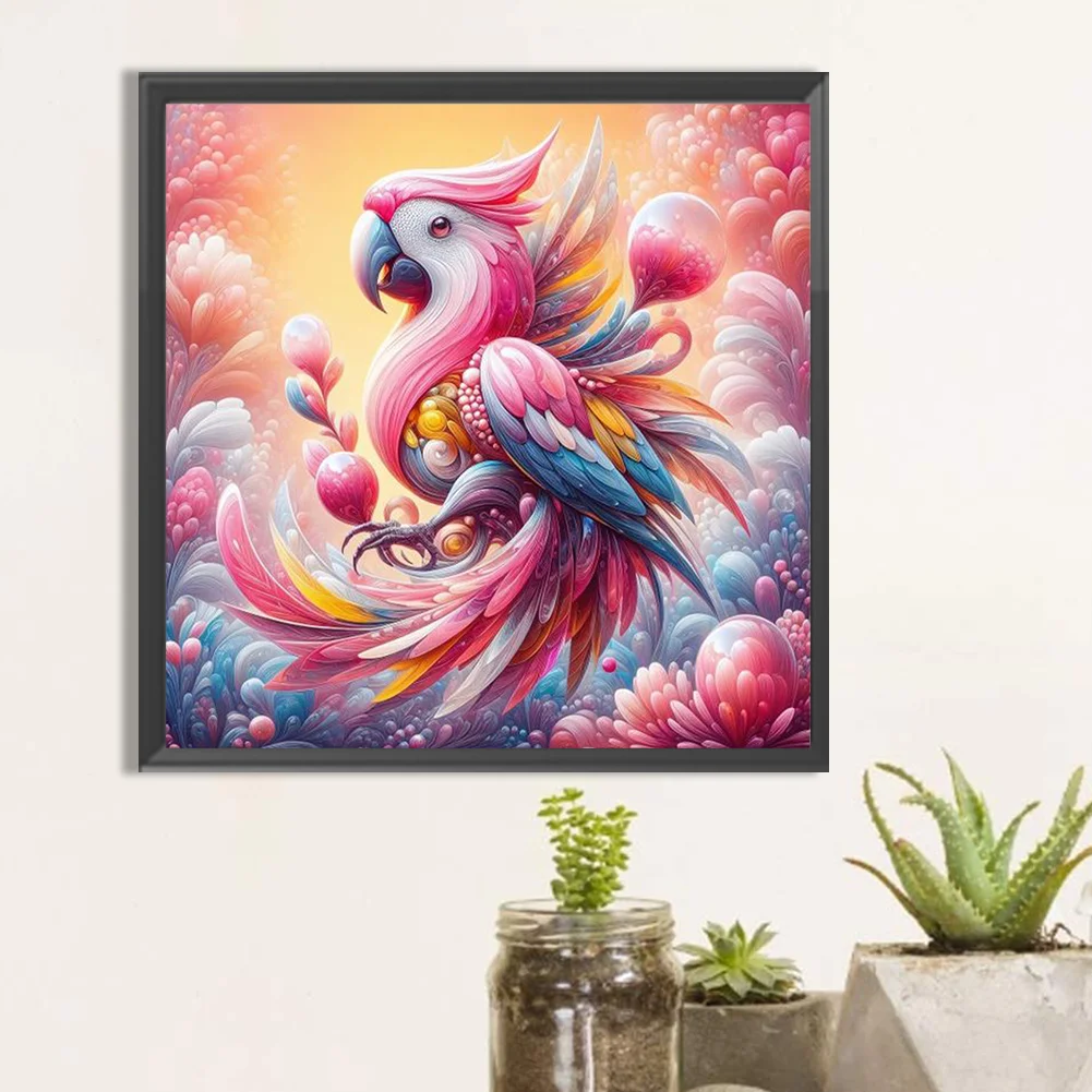 Diamond Painting - Full Round Drill - Parrot(Canvas|40*40cm)