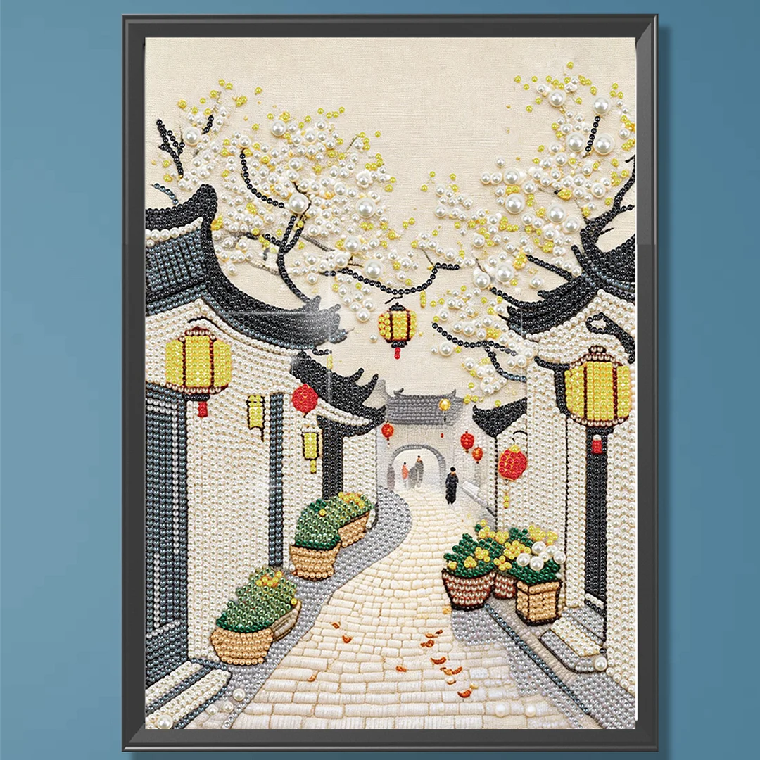 Diamond Painting - Partial Special Shaped Drill - Alley(Canvas|30x40cm)