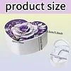 Diamond Painting Rose Heart-Shaped Jewelry Box Decorative Storage Case