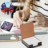 Unabh&auml;ngigkeitstag Schmetterling Leder Memo Pad Halter - 5d DIY Handwerk Aufbewahrungsbox
