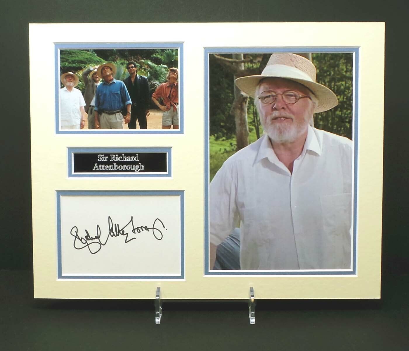 Richard ATTENBOROUGH Signed & Mounted Jurassic Park Photo Poster painting Display AFTAL RD COA