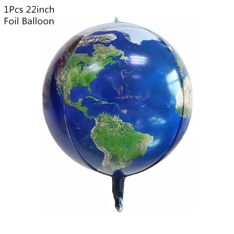 Outer Space Party Astronaut Rocket Ship Foil Balloons Galaxy/Solar System Theme Party Boy Kids Birthday Party Decoration Favors