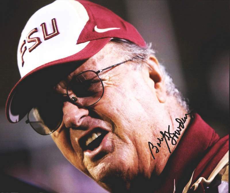 Florida State Seminoles Bobby Bowden signed 11x14 Photo Poster painting W/Certificate 2