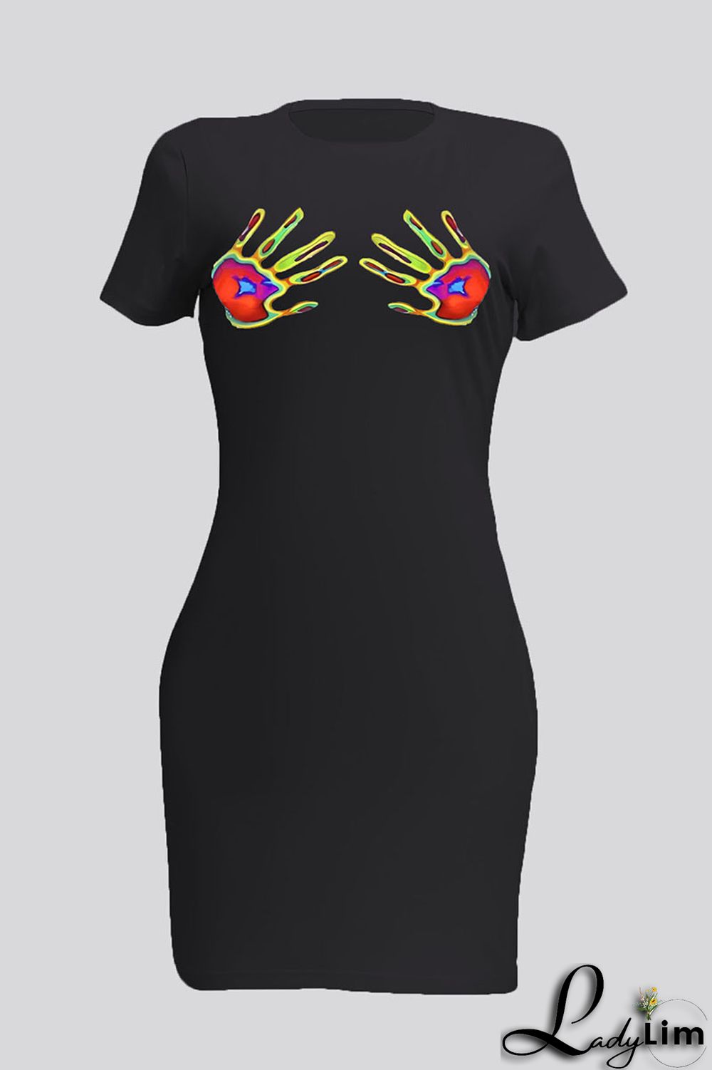 Purple Sexy Casual Print Patchwork O Neck Sheath Dresses