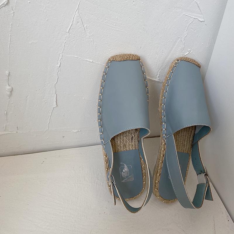 Mature Ladies Flat Sandals Retro Fisherman Shoes