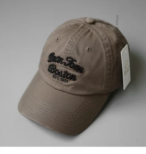 Spring and Summer Soft Top Letter Embroidery Baseball Cap Mens Casual All-Matching Sun-Proof Sun-Proof Peaked Cap Womens