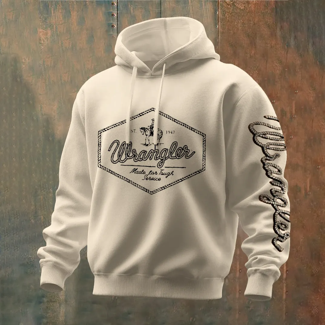 Stylish Iconic Logo Design Men's Hoodie