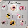 DIY Diamond Painting Halloween Banner Kit, 26 PCS "Happy Halloween" Glitter Letter Flags with Characters, Handmade Sparkling Bunting Garland for Home Party Wall Decoration