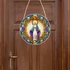 DIY Our Lady-Diamond Painting Pendant