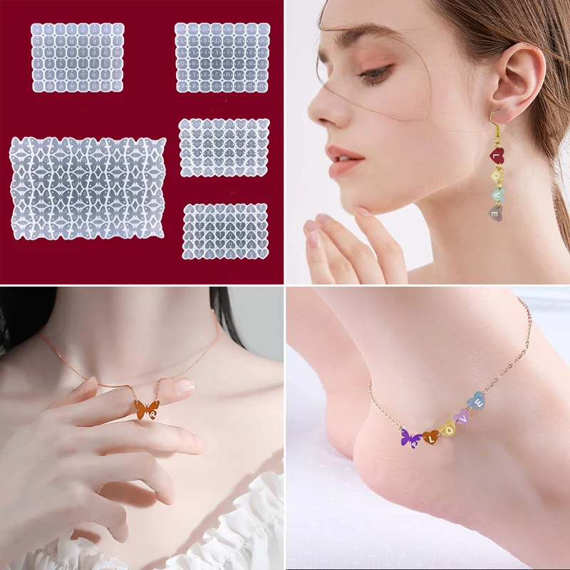 5 PCS DIY Butterfly Star Constellation Jewelry Silicone Resin Mold