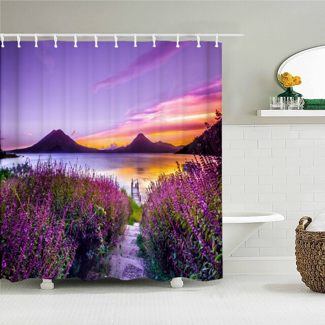 

Shower Curtain – Rural Nature Scenery-180*180cm, 501 Original