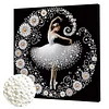 (Pre-Framed)Ballet Girl-Special Shape Diamond Painting Kit(30x30cm)