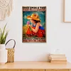 Cowgirl - Vintage Metal Signs - 20*30cm - Western