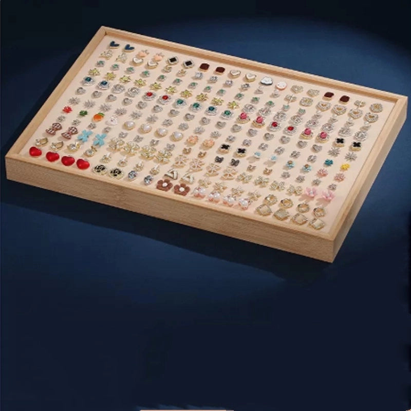 1 Piece Wood Sweet Holiday Banquet Selfie Solid Color Jewelry Boxes