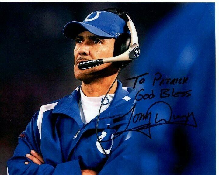 TONY DUNGY Autographed Signed NFL INDIANAPOLIS COLTS Photo Poster paintinggraph - To Patrick
