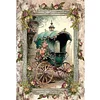 (Big Size) Flowers And Carriage - 11CT Counted Cross Stitch 40*60cm/15.75*23.62in