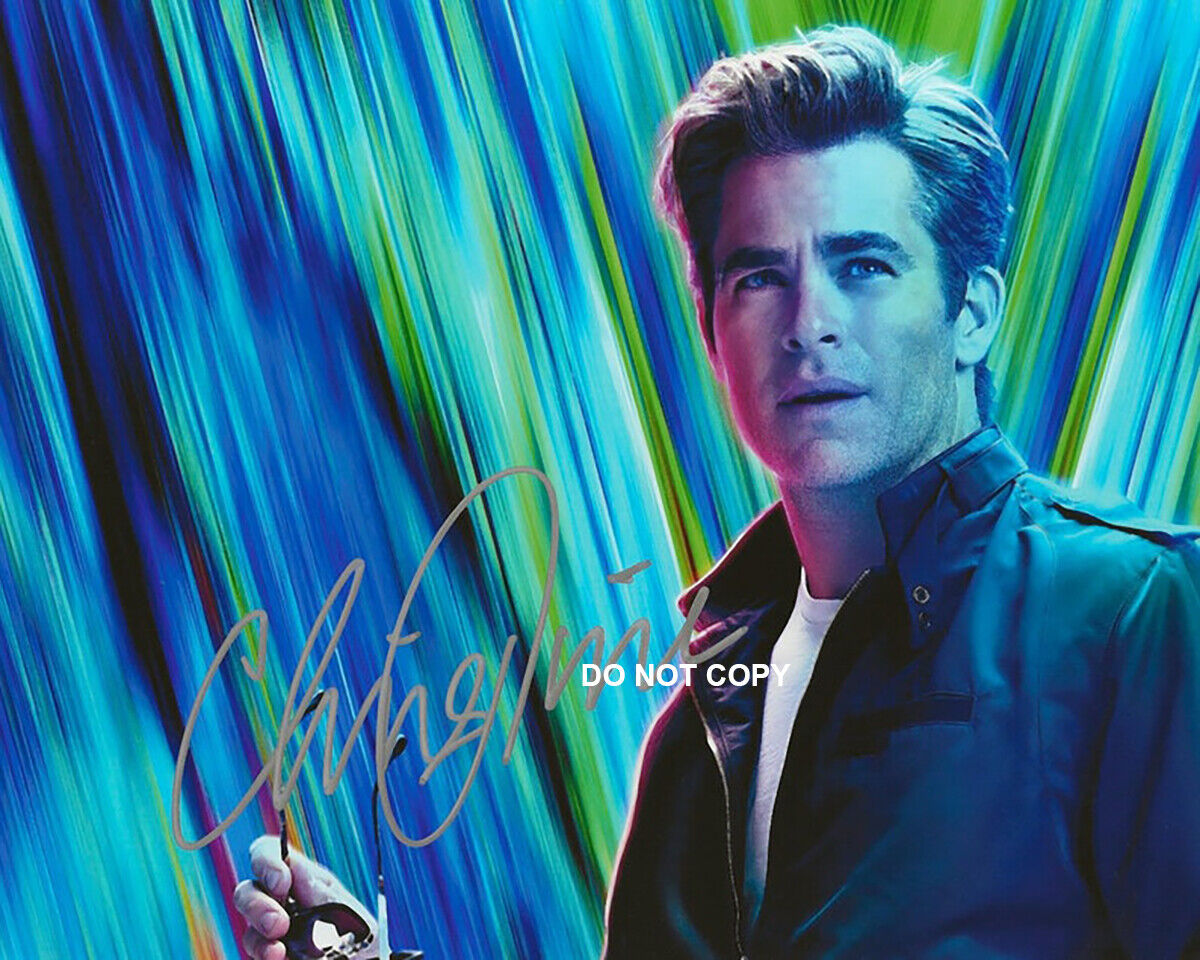 Chris Pine - Autographed Signed 8x10 Photo Poster painting (Wonder Woman) Reprint