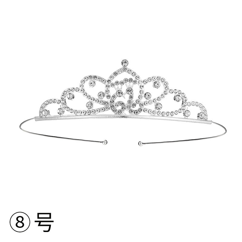 Factory Girl Crown Princess Simple Cute Headband Baby Festival Performance Hair Accessories Bride Crown Wedding Headdress