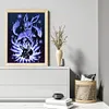 Orange Silhouette Pok&eacute;mon-11CT Stamped Cross Stitch 40*53cm