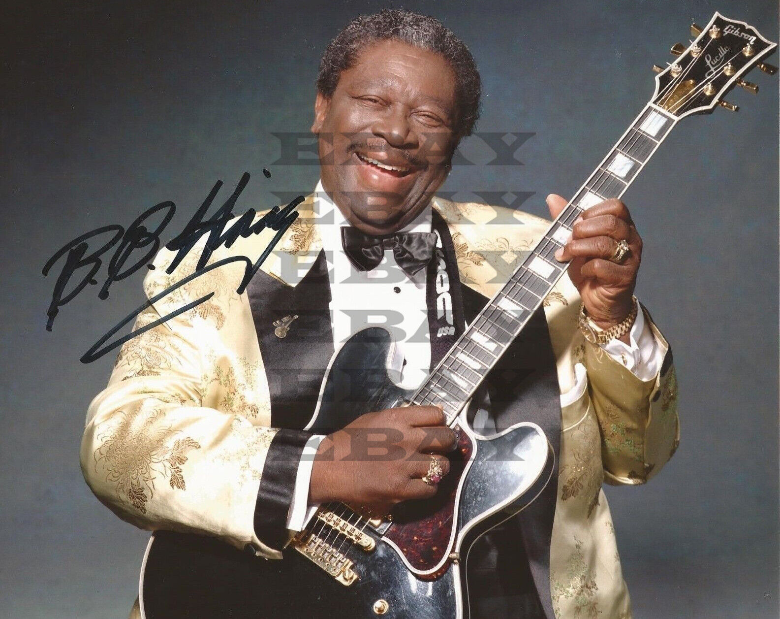 B.B.King Autographed signed 8x10 Photo Poster painting Reprint