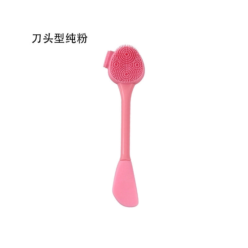 Double-headed Silicone Facial Cleansing Brush Mud Mask Applying Brush