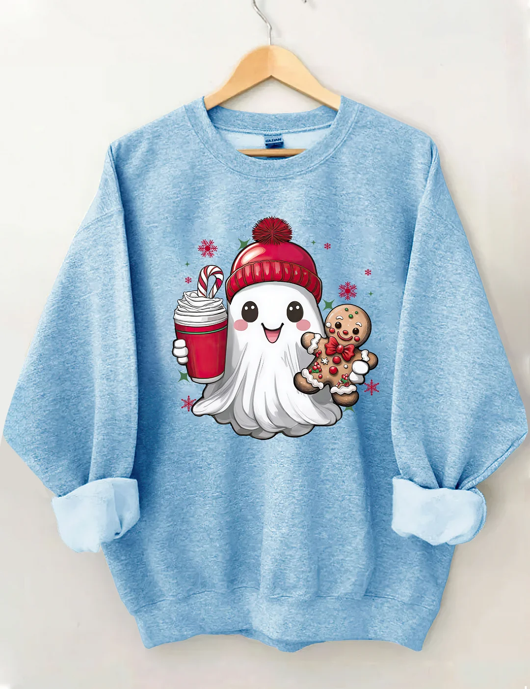 Cute Christmas Ghost Sweatshirt