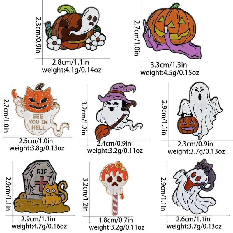 Retro Funny Punk Animal Alloy Stoving Varnish Plating Unisex Brooches