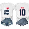 I Love Maye Patriots Tee