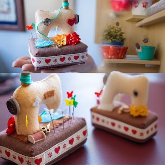 Sewing Machine Pincushion Sewing Template With Instructions