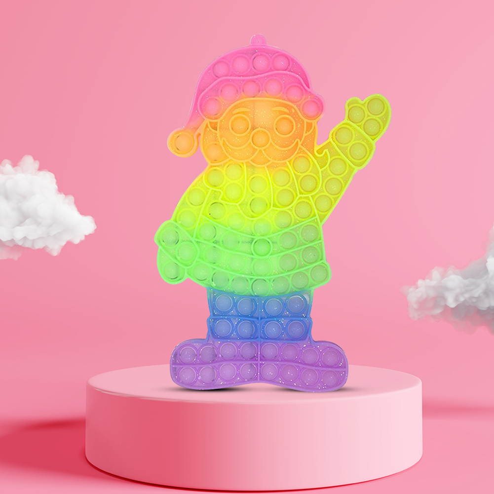 

Silicone Large Size Santa Claus Push Bubble Autism Stress Relax Adult Kids, 501 Original