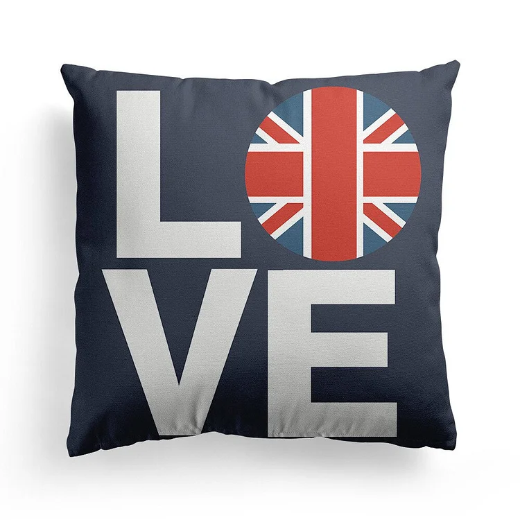 American Sofa Pillowcase Living Room European Style Rice Flag Mediterranean Bay Window Pillow British Style pillowcases