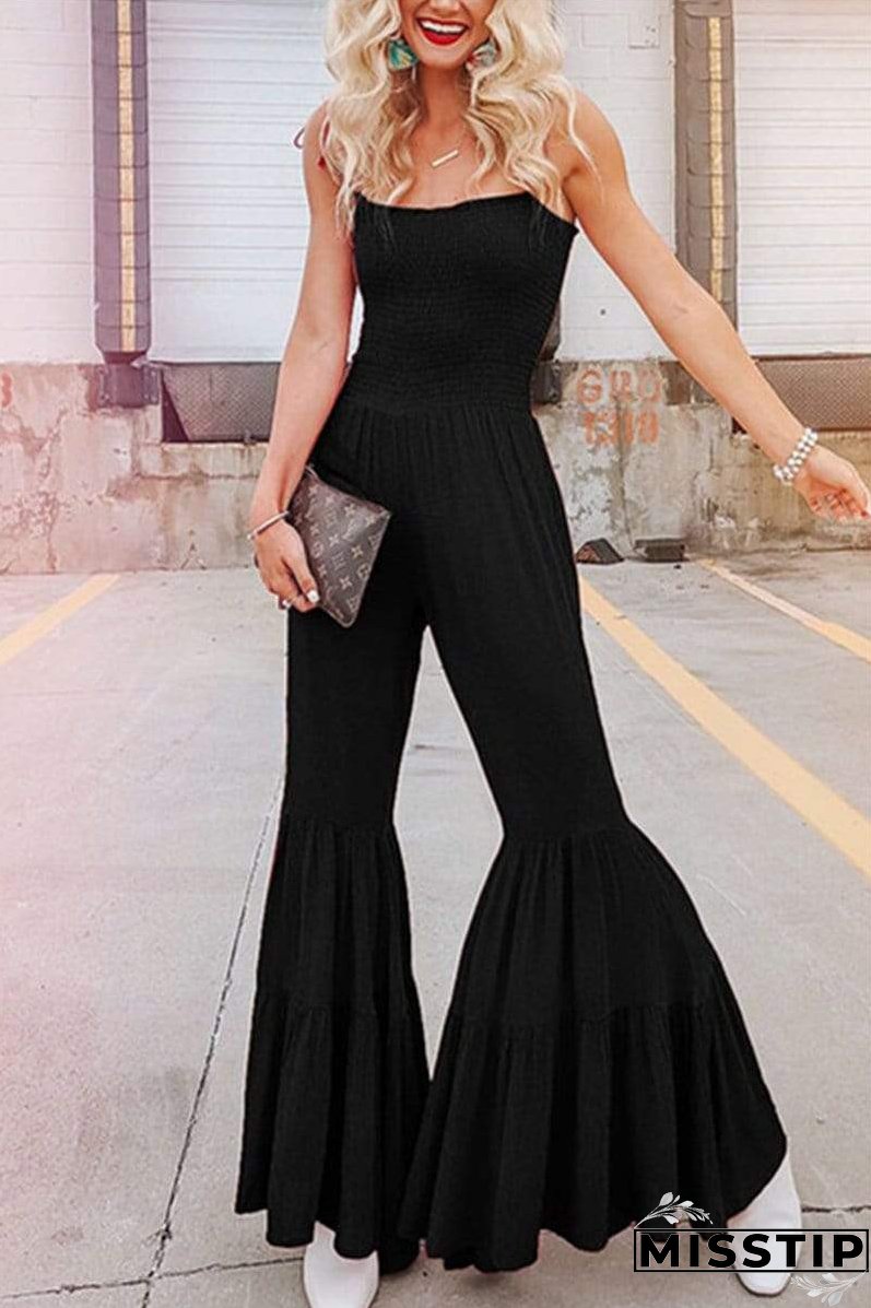 Sexy Fashion Sling Trumpet Jumpsuit
