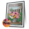 [Stock limité - Peinture diamant]Bouquet sur chaise-partiel spécial diamant peinture-30 * 40cm