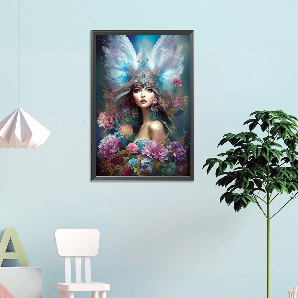 Partial AB Diamond Painting - Full Round Drill - Fairy(Canvas|45*65cm)
