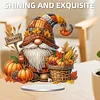 Diamond Painting Acrylic Single Sided November Gnome Ornaments Tabletop Home Office Decor