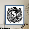 Snow White Silhouette-11CT Stamped Cross Stitch 40*40cm tapestrymarket