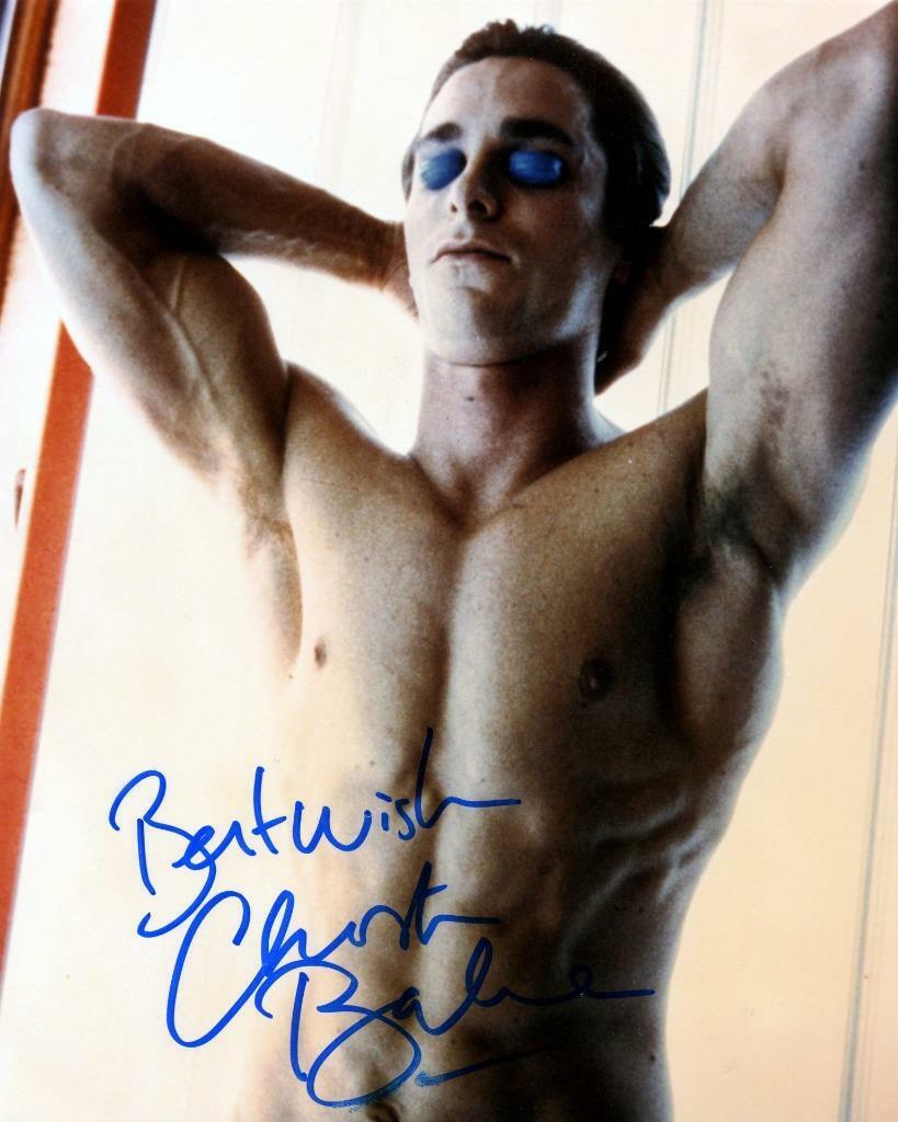 Christian Bale American Psycho SIGNED AUTOGRAPHED 10X8 REPRODUCTION Photo Poster painting PRINT