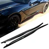 ECOTRIC Side Skirts Replacement Compatible with 2014-2019 Corvette C7 Stingray Z06 ZR1 Z51 Grand Sport 2 Door Coupe Extension Rocker Panels Guard Side Part Glossy Black