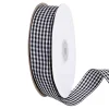 Classic Plaid Ribbon Roll for Gift Wrapping Craft Bowknot